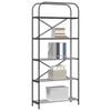 vidaXL Estante de libros Gris Sonoma 80 x 30 x 183 cm