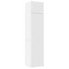 vidaXL Armario estrecho madera de ingenier&iacute;a blanco 50x42,5x225 cm