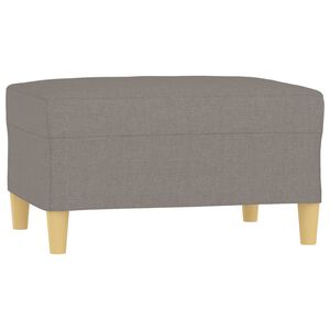 vidaXL Reposapi&eacute;s de tela gris taupe 70x55x41 cm