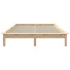 vidaXL Estructura de cama madera maciza de pino 180x200 cm
