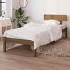 vidaXL Estructura cama individual sin colch&oacute;n madera pino marr&oacute;n miel