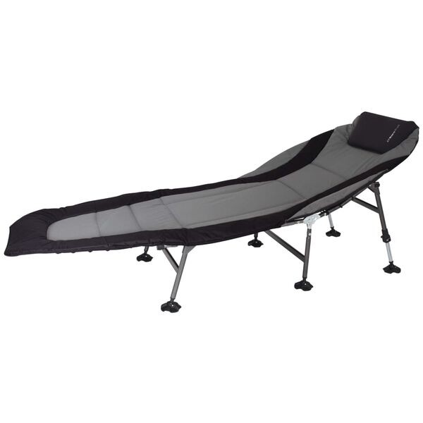 Eurotrail Cama de camping Royal gris y negro