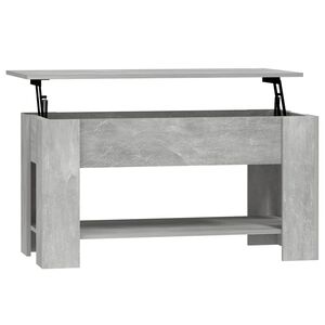vidaXL Mesa de centro madera de ingenier&iacute;a gris hormig&oacute;n 101x49x52 cm