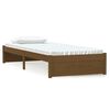 vidaXL Estructura cama sin colchón madera maciza marrón miel 75x190 cm