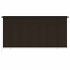 vidaXL Persiana enrollable de exterior 305(ancho)x140(alto)cm HDPE marr&oacute;n