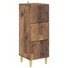 vidaXL Cajonera Madera envejecida 33 x 34,5 x 90 cm