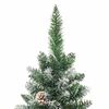 vidaXL Árbol Navideño Artificial Delgado con 150 LED verde y 120 cm