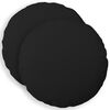 vidaXL Coj&iacute;n con almohada HEERLEN 2 uds. Negro Tela