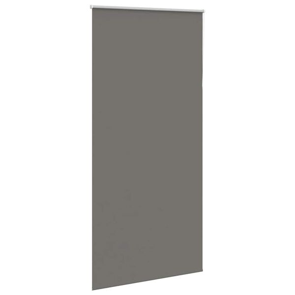 vidaXL Estor Enrollable Opaco gris 90x230 cm Tela Ancho 85,7 cm