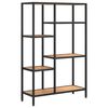 vidaXL Estanter&iacute;a de madera contrachapada y acero 80x30x120 cm