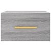 vidaXL Mesitas de noche de pared 2 uds color gris Sonoma 35x35x20 cm