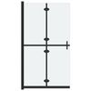 vidaXL Mampara de ducha plegable vidrio ESG esmerilado 110x190 cm