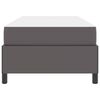 vidaXL Estructura de cama con colch&oacute;n Gris 100 x 200 cm tela