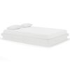 vidaXL Estructura de cama madera maciza blanca 140x200 cm