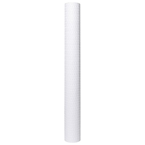 vidaXL Toldo para balcón ratán sintético blanco 300x80 cm