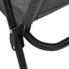 vidaXL Sillas de jard&iacute;n plegables 2 uds acero y textileno gris melange