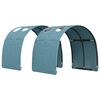 vidaXL T&uacute;nel de cama 2 uds. Azul Claro Poli&eacute;ster