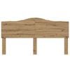 vidaXL Cabecero Roble artesanal 200 cm Madera contrachapada