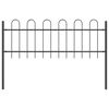 vidaXL Valla de Jard&iacute;n 2 pcs Gris 3,4 x 0,6 m