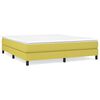 vidaXL Estructura de cama con somier tela verde 160x200 cm