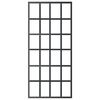 vidaXL Puerta corredera con herrajes ESG vidrio y aluminio 90x205 cm