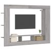 vidaXL Mueble de TV madera de ingenier&iacute;a gris Sonoma 152x22x113 cm