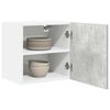 vidaXL Mueble colgante 2 pcs Gris Concreto y 40 x 31 x 40 cm
