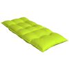 vidaXL Cojines de silla respaldo alto 4 uds tela Oxford verde brillo