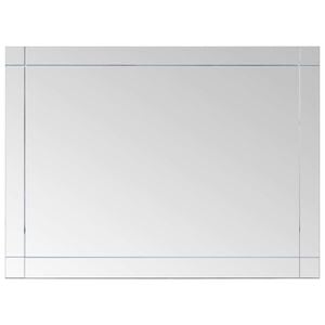 vidaXL Espejo de pared vidrio 60x40 cm