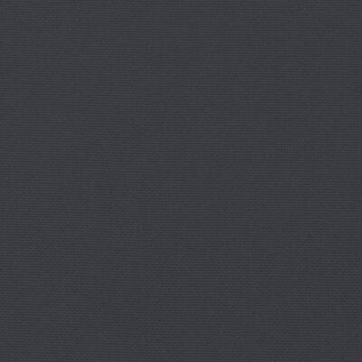 vidaXL Cojines de banco de jardín 2 uds tela Oxford negro 120x50x7 cm