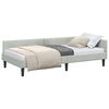 vidaXL Estructura de cama en esquina Gris Claro 90 x 200 cm Terciopelo