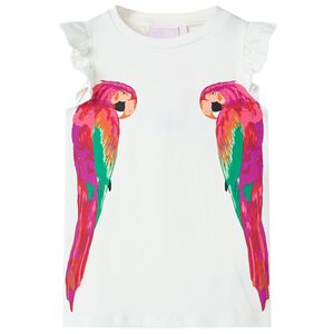 vidaXL Camiseta infantil color crudo 104