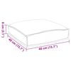 vidaXL Cojín de palé para asiento 2 pcs Multicolor 40 x 40 x 8 cm