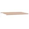 vidaXL Toldo retr&aacute;ctil Multicolor 600 x 350 cm Tela y Aluminio