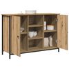 vidaXL Vitrina Roble artisan 100 x 35 x 70 cm Madera contrachapada