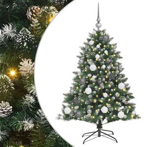 vidaXL &Aacute;rbol de Navidad artificial Verde 120 cm PVC, Pl&aacute;stico y Acero
