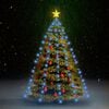 vidaXL Red de luces de &aacute;rbol de Navidad 150 LEDs azul 150 cm