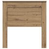 vidaXL Cabecero Roble artesanal 90 cm Madera contrachapada