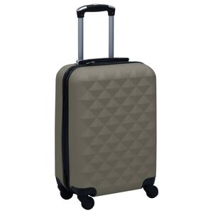 vidaXL Maleta trolley con ruedas r&iacute;gida ABS gris antracita