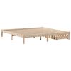 vidaXL Estructura de cama sin colch&oacute;n madera maciza de pino 180x200 cm