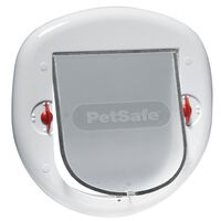 PetSafe Puerta de 4 posiciones para mascotas 280 blanca 5001
