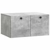 vidaXL Mueble para TV de pared Gris Hormig&oacute;n 59,5 x 41 x 30 cm