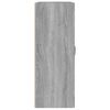 vidaXL Armario colgante de pared gris Sonoma 69,5x32,5x90 cm