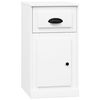 vidaXL Armario auxiliar caj&oacute;n madera contrachapada blanco 40x50x75 cm