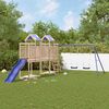 vidaXL Parque infantil de exterior de madera maciza de pino