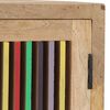 vidaXL Aparador de madera maciza de mango 100x30x75 cm