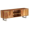 vidaXL Mueble de TV madera maciza acacia acabado miel 118x30x40 cm