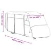 vidaXL Fundas para autocaravanas tela no tejida gris 730x235x275 cm