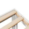 vidaXL Estructura de cama familiar sin colch&oacute;n blanco 240x200 cm