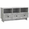 vidaXL Mueble de TV con caj&oacute;n Gris Hormig&oacute;n 102 x 34,5 x 50 cm